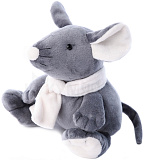 Мягкая игрушка Lapkin Мышь, 26 см, серая