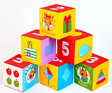Кубики Мякиши Три кота. Математика