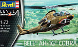 Сборная модель Revell Американский ударный вертолет Bell AH-1G Кобра, 1/72