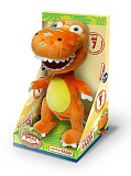 Мягкая игрушка 1Toy Поезд Динозавров Тираннозавр Бадди, 18 см, 7 звуков