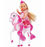 Кукла Simba Еви, 12 см, на лошади