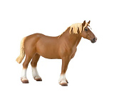 Фигурка Collecta Лошадь. Кобыла Бельгийская, каштановая, XL