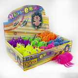 1toy Нью-Ёжики, паук, 10 см,  со светом, 24 шт д/б