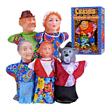 Кукольный театр Русский стиль Красная шапочка, 5 персонажей