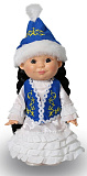 Кукла Фабрика Весна Веснушка в казахском костюме, девочка, 26 см