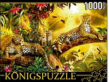 Пазл Konigspuzzle Леопарды на дереве, 1000 дет.