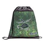 Мешок-рюкзак для обуви Belmil Military, с вент. сеткой и объем. карм. на молн., 35х43 см