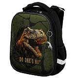 Ранец Brauberg Premium, Dino attack, 2 отделения, с брелоком, 3D-панель, 17L, 38х29х16 см