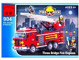 Конструктор Brick Пожарная машина, 364 дет.