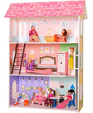 Кукольный домик SunnyToy Усадьба, с лифтом и мебелью