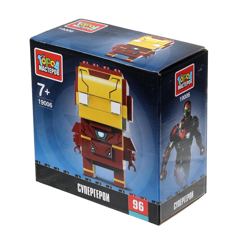 Конструктор Город мастеров Сборная фигурка Супергерои, 96 дет. - фото
