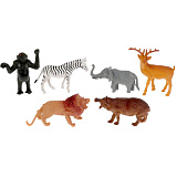 Игрушка Играем Вместе Животные Африки, 6 шт., в ассорт.