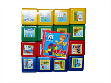 Кубики Юг-Пласт Азбука, 16 кубиков