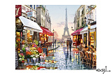 Картина по номерам Mariposa Улочки Парижа, 40*50 см