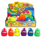1toy Ё-Ёжики, зубастый червячок 12,5 cм со светом в д/б (12 шт.)