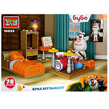 Конструктор Город мастеров Буба музыкант, 78 дет.