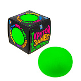 Игрушка-антистресс 1toy Крутой замес, шар, 10 см, зеленый
