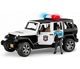 Внедорожник Bruder Jeep Wrangler Unlimited Rubicon, Полиция с фигуркой