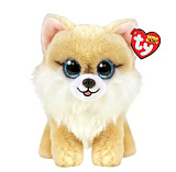 Мягкая игрушка TY Айка, золотистая собачка, 15 см
