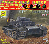 Сборная модель Моделист Немецкий танк T-I F, 1/35, подарочный набор