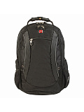 Рюкзак Wenger, универсальный, черно-серый, функция ScanSmart, 40 л, 33х26х47 см