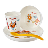 Набор детской посуды Roxy-Kids Три Кота Космическое путешествие