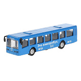 Модель электробуса Технопарк ЛиАЗ-5292, синяя, инерционная