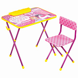 Комплект детской мебели Brauberg Nika Kids Принцесса, розовый