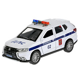 Модель машины Технопарк Mitsubishi Outlander, Полиция, белая, инерционная