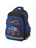 Рюкзак Пифагор School Monster Truck, для начальной школы, 38х28х14 см