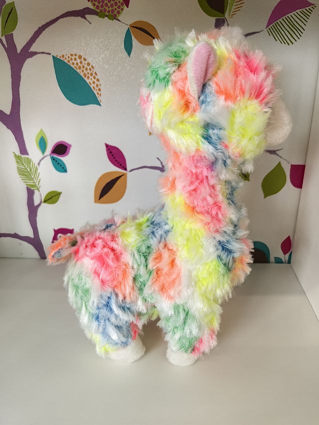Мягкая игрушка Лола, лама, разноцветная, 15 см - N4 Мягкая игрушка Лола, лама, разноцветная, 15 см - фото N4