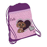 Мешок-рюкзак для обуви Belmil Cute Puppy, с вент. сеткой и объем. карм. на молн., 35х43 см