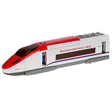 Поезд Технопарк высокоскоростной, инерционный, 18.5 см, свет и звук