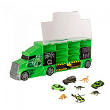 Автоперевозчик Teamsterz Dino с транспортными средствами и динозаврами