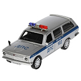 Модель машины Технопарк ГАЗ-2402 Волга, Полиция, инерционная