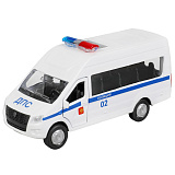 Модель машины Технопарк ГАЗель Next, Полиция, белая, инерционная