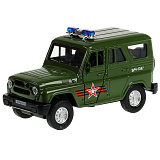 Модель машины Технопарк УАЗ Hunter армейский, инерционная, свет, звук