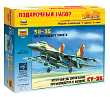 Сборная модель Звезда Истребитель завоевания превосходства в воздухе Су-35, 1/72, Подарочный набор