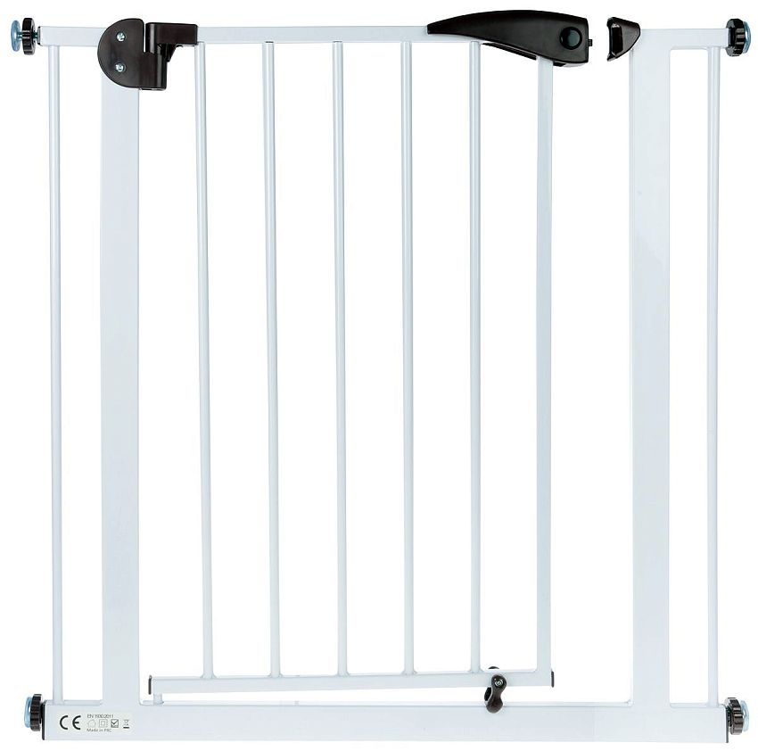 Защитный барьер-калитка Baby Safe для дверного/лестничного проема, 75-85 см, бел.-кор. - фото