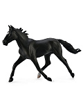 Фигурка Collecta Лошадь. Стандартбредный гнедой жеребец, чёрный, XL