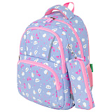 Рюкзак Brauberg Kids Set, Rainbow Clouds, с пеналом в комплекте, 2 отделения, 13L, 37x28x16 см