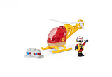 Игровой набор Brio Спасательный вертолет, груз, фигурка