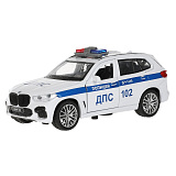 Модель машины Технопарк BMW X5 M Sport, Полиция, белая, инерционная