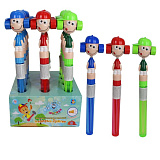 1toy Мы-шарики! Мыл. пуз колба   со съемной  игрушкой ,молоточек-хулиган со звуком , колба 65 мл, д/б
