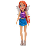 Шарнирная кукла Winx Club Блум, с крыльями, 24 см