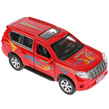 Модель машины Технопарк Toyota Land Cruiser Prado, Спорт, инерционная
