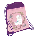 Мешок-рюкзак для обуви Belmil Llama, с вент. сеткой и объем. карм. на молн., 35х43 см