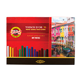 Пастель Koh-I-Noor Toison D'or, мягкая, худож., 36 цвета, квадратное сечение
