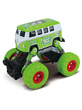 Автобус Funky Toys Die-cast, инерционный механизм, рессоры, зеленый, 1:46