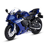 Модель мотоцикла Автопанорама Yamaha YZF-R1, синяя, 1/18